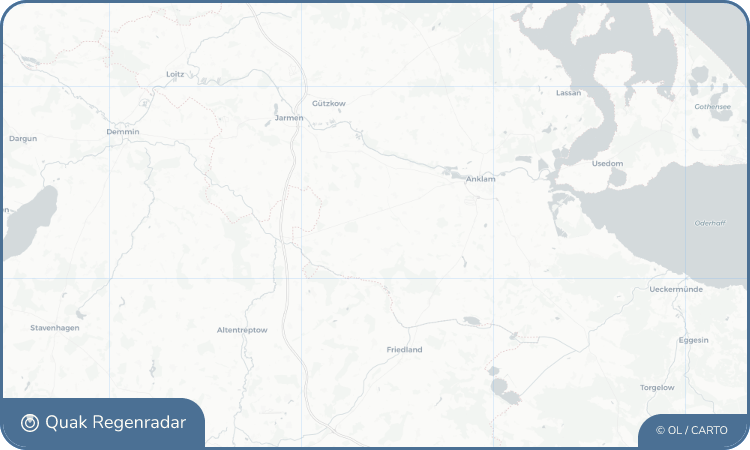 Regenradar-Widget für Wegezin