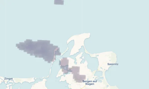 Regenradar Vorschaubild - Aktuelle Niederschläge in Wiek und Umgebung