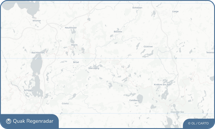 Regenradar-Widget für Witzin