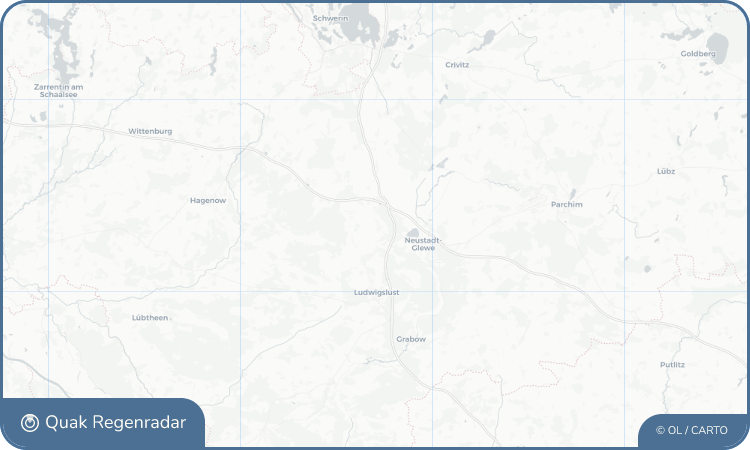 Regenradar-Widget für Wöbbelin