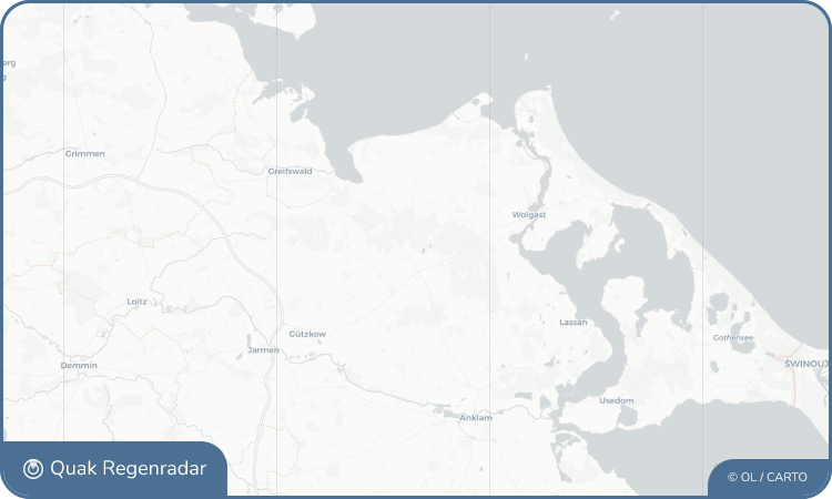 Regenradar-Widget für Wrangelsburg