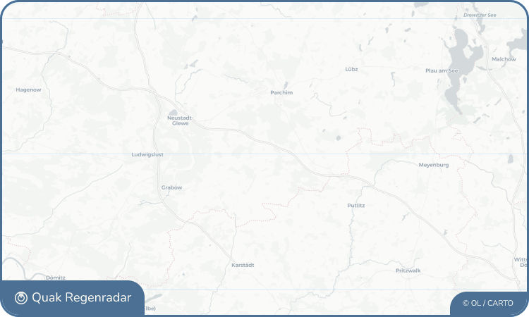 Regenradar-Widget für Wulfsahl