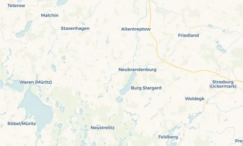 Regenradar Vorschaubild - Aktuelle Niederschläge in Wulkenzin und Umgebung
