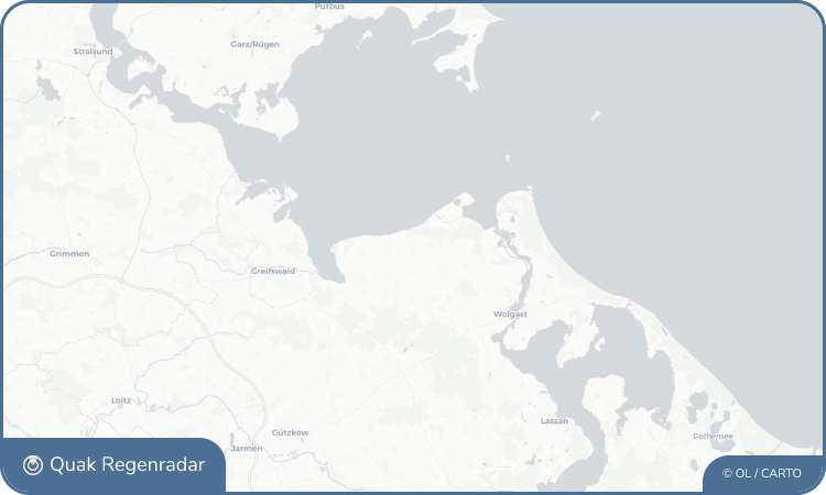 Regenradar-Widget für Wusterhusen