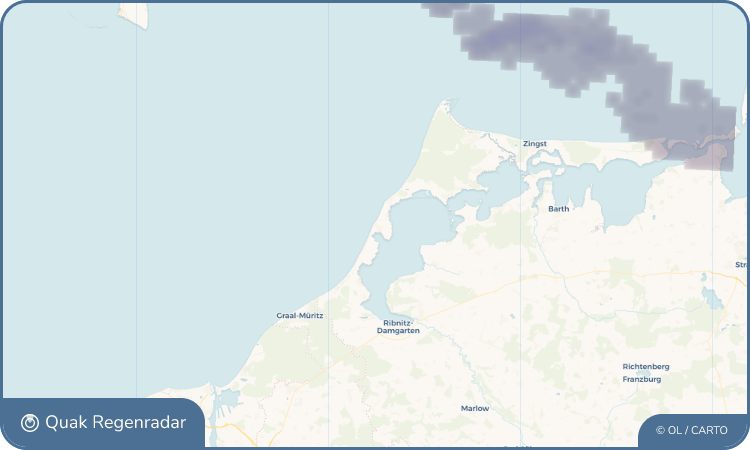 Quak Regenradar-Widget Wustrow
