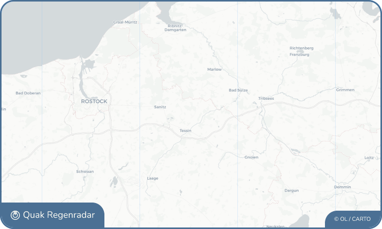 Regenradar-Widget für Zarnewanz