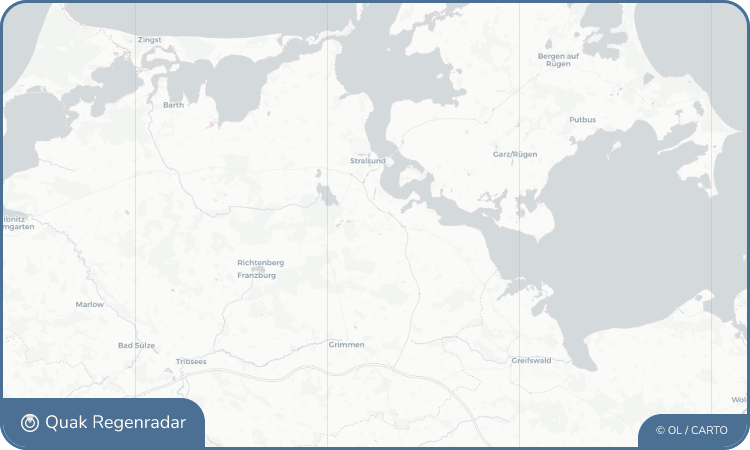Regenradar-Widget für Zarrendorf
