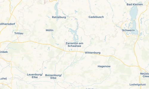 Regenradar Vorschaubild - Aktuelle Niederschläge in Zarrentin am Schaalsee und Umgebung