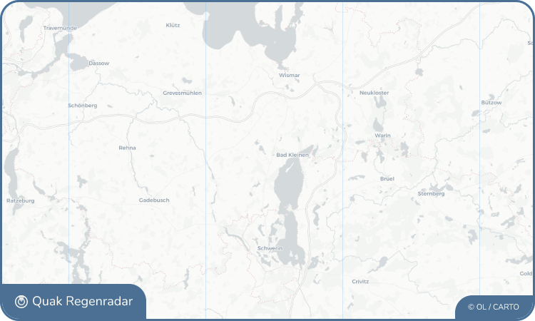Regenradar-Widget für Zickhusen