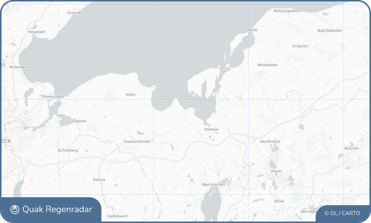 Regenradar-Widget für Zierow
