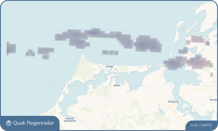 Quak Regenradar-Widget Zingst