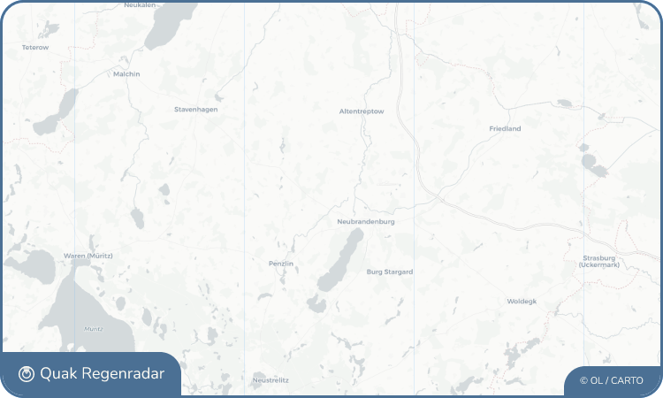 Regenradar-Widget für Zirzow