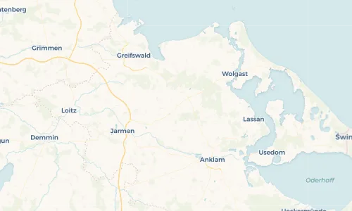 Regenradar Vorschaubild - Aktuelle Niederschläge in Züssow und Umgebung