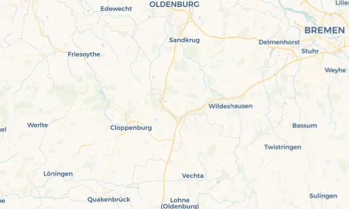 Regenradar Vorschaubild - Aktuelle Niederschläge in Ahlhorn und Umgebung
