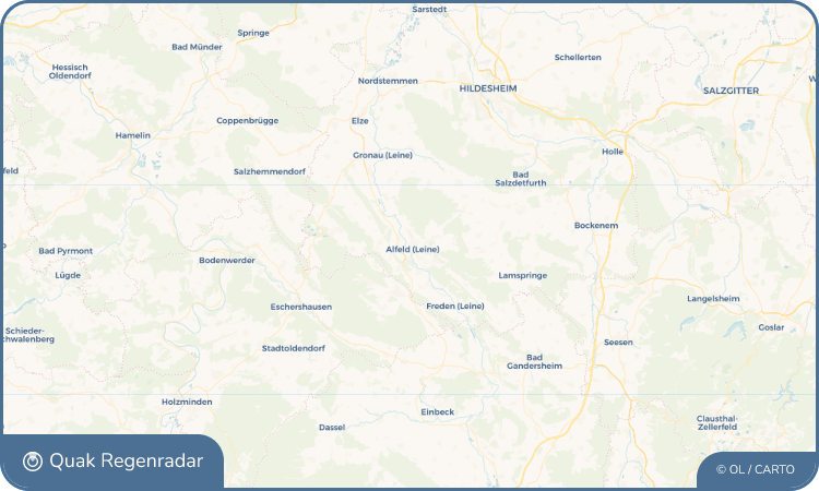 Regenradar-Widget für Alfeld (Leine)