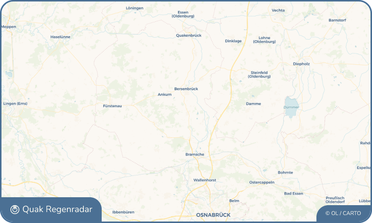 Quak Regenradar-Widget Alfhausen