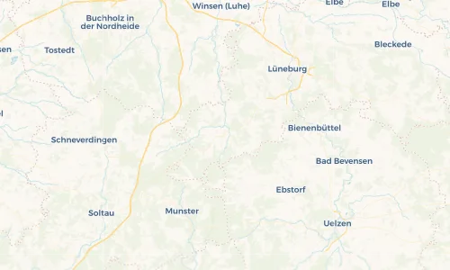 Regenradar Vorschaubild - Aktuelle Niederschläge in Amelinghausen und Umgebung