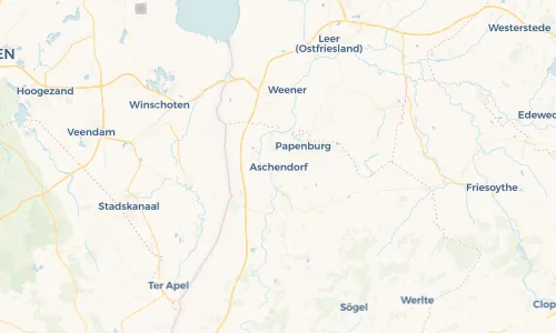 Regenradar Vorschaubild - Aktuelle Niederschläge in Aschendorf und Umgebung
