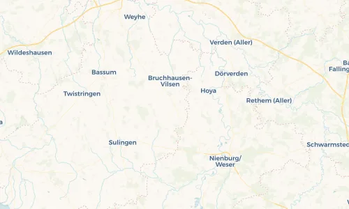 Regenradar Vorschaubild - Aktuelle Niederschläge in Asendorf und Umgebung