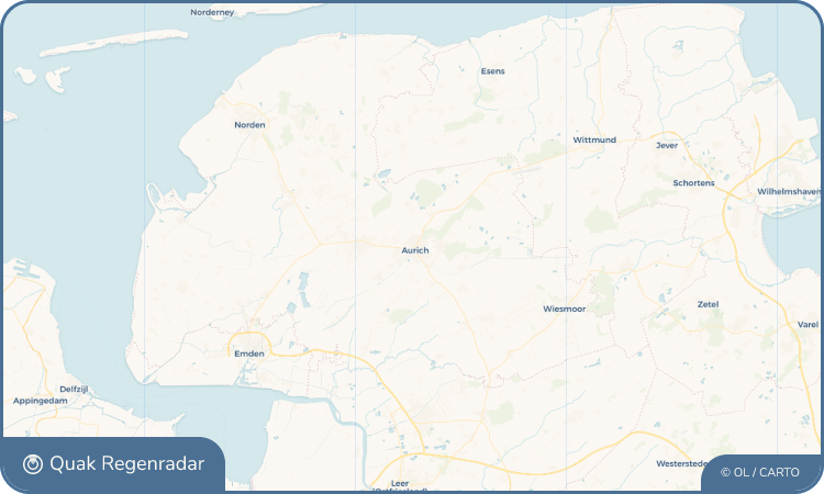 Quak Regenradar-Widget Aurich