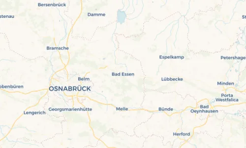 Regenradar Vorschaubild - Aktuelle Niederschläge in Bad Essen und Umgebung