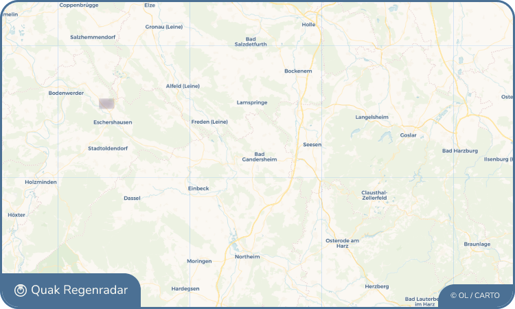 Quak Regenradar-Widget Bad Gandersheim