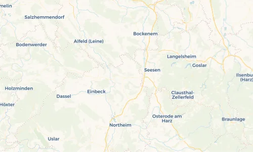 Regenradar Vorschaubild - Aktuelle Niederschläge in Bad Gandersheim und Umgebung