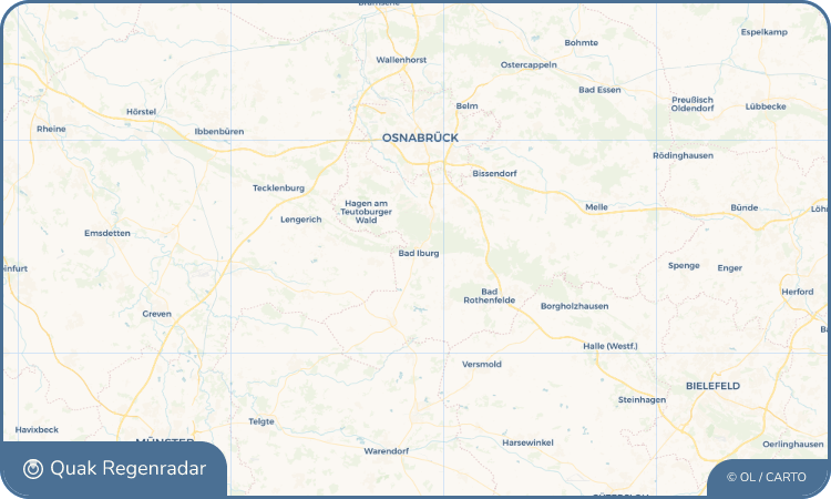 Regenradar-Widget für Bad Iburg