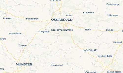 Regenradar Vorschaubild - Aktuelle Niederschläge in Bad Iburg und Umgebung