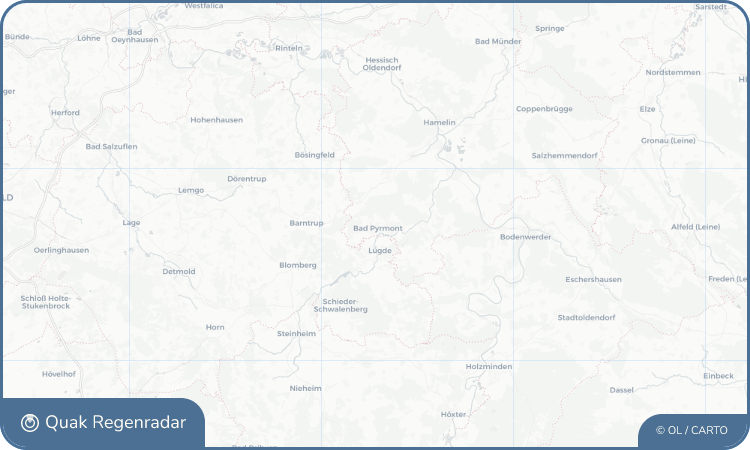 Regenradar-Widget für Bad Pyrmont