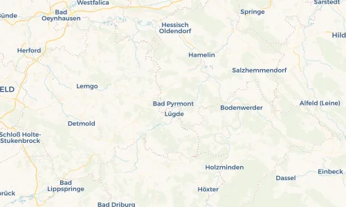 Regenradar Vorschaubild - Aktuelle Niederschläge in Bad Pyrmont und Umgebung