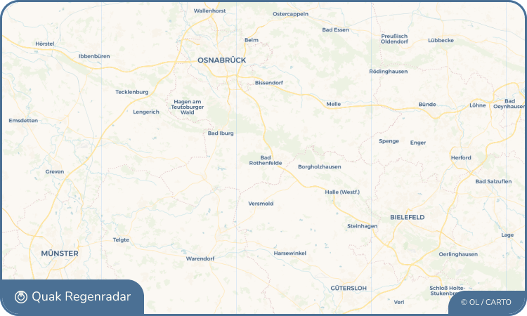 Quak Regenradar-Widget Bad Rothenfelde