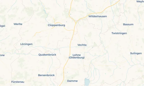 Regenradar Vorschaubild - Aktuelle Niederschläge in Bakum und Umgebung