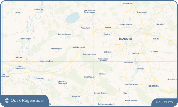 Regenradar-Widget für Barsinghausen