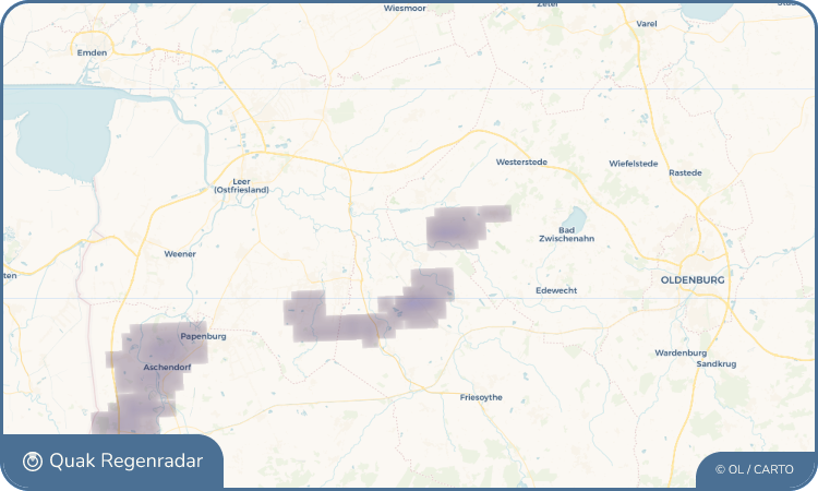 Quak Regenradar-Widget Barßel