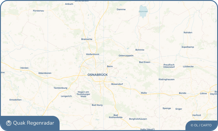 Regenradar-Widget für Belm
