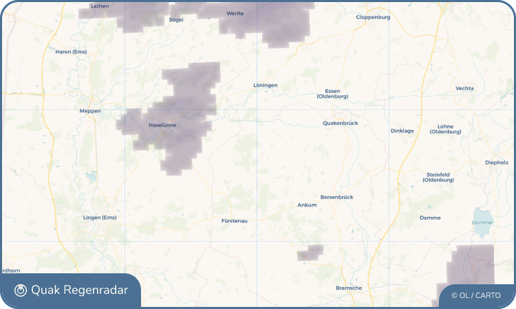Quak Regenradar-Widget Berge