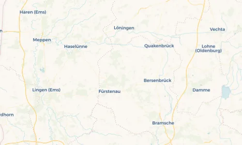 Regenradar Vorschaubild - Aktuelle Niederschläge in Bippen und Umgebung