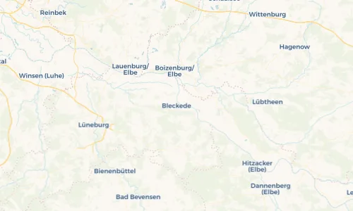 Regenradar Vorschaubild - Aktuelle Niederschläge in Bleckede und Umgebung