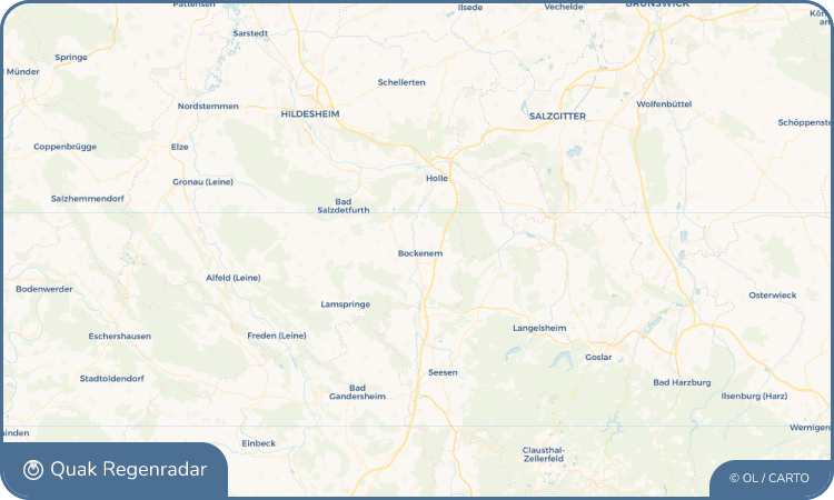 Regenradar-Widget für Bockenem