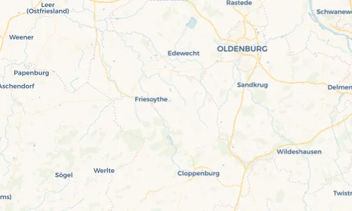 Regenradar Vorschaubild - Aktuelle Niederschläge in Bösel und Umgebung