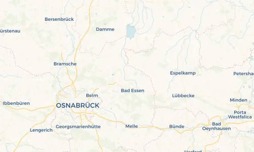 Regenradar Vorschaubild - Aktuelle Niederschläge in Bohmte und Umgebung