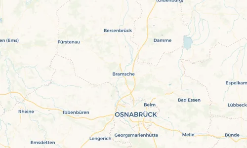 Regenradar Vorschaubild - Aktuelle Niederschläge in Bramsche und Umgebung
