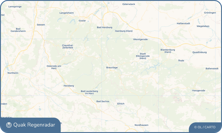 Quak Regenradar-Widget Braunlage