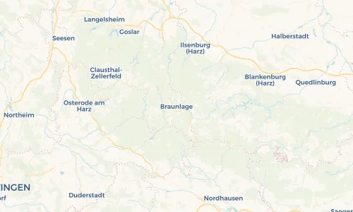 Regenradar Vorschaubild - Aktuelle Niederschläge in Braunlage und Umgebung