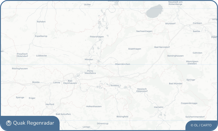 Regenradar-Widget für Bückeburg