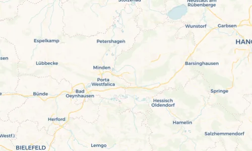 Regenradar Vorschaubild - Aktuelle Niederschläge in Bückeburg und Umgebung