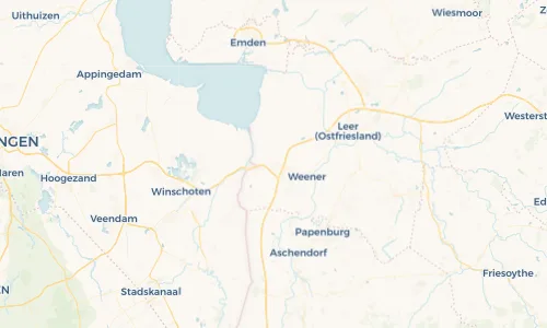 Regenradar Vorschaubild - Aktuelle Niederschläge in Bunde und Umgebung