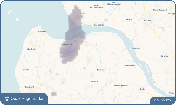 Quak Regenradar-Widget Cadenberge