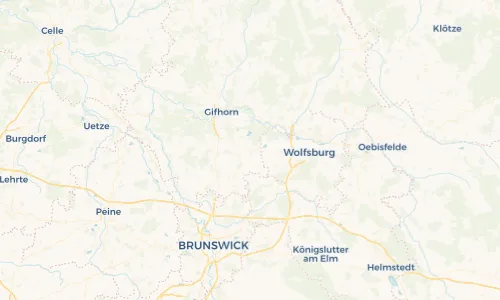 Regenradar Vorschaubild - Aktuelle Niederschläge in Calberlah und Umgebung